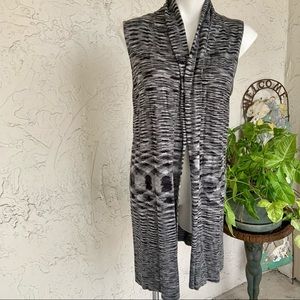 Chic Duster Open Cardigan Long Vest JOSEPH A.